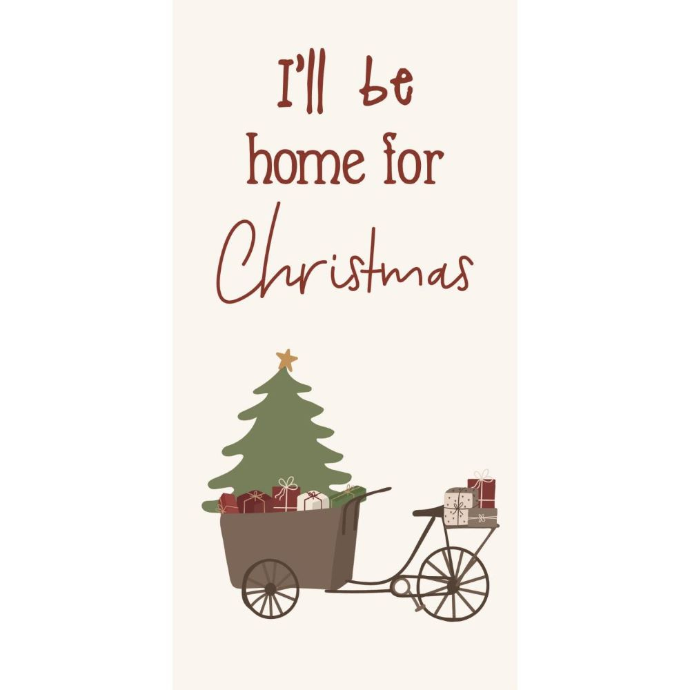 IB Laursen Servietten Weihnachten "I´ll be home for Christmas" aus Papier